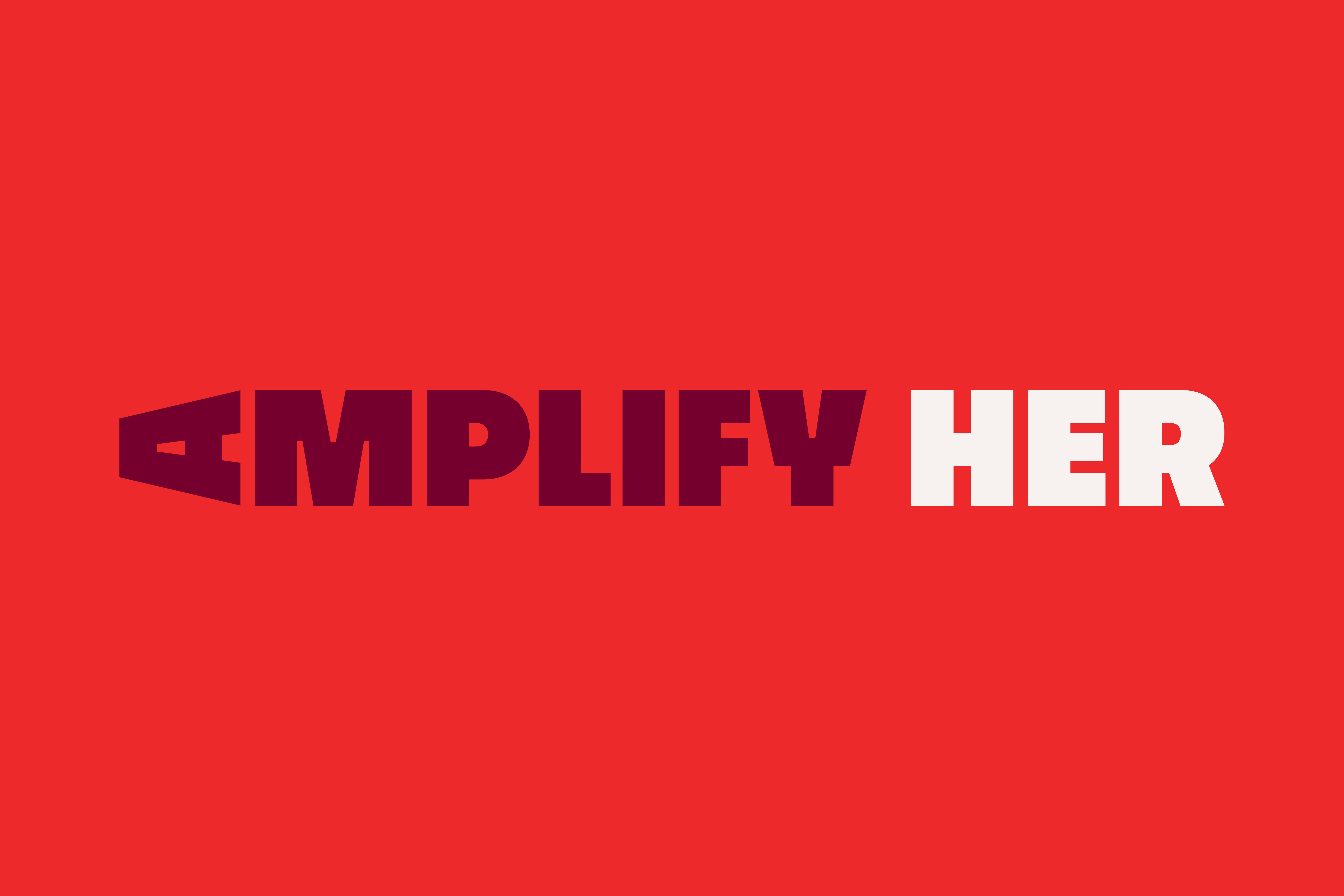 Amplify Her Visual Identity